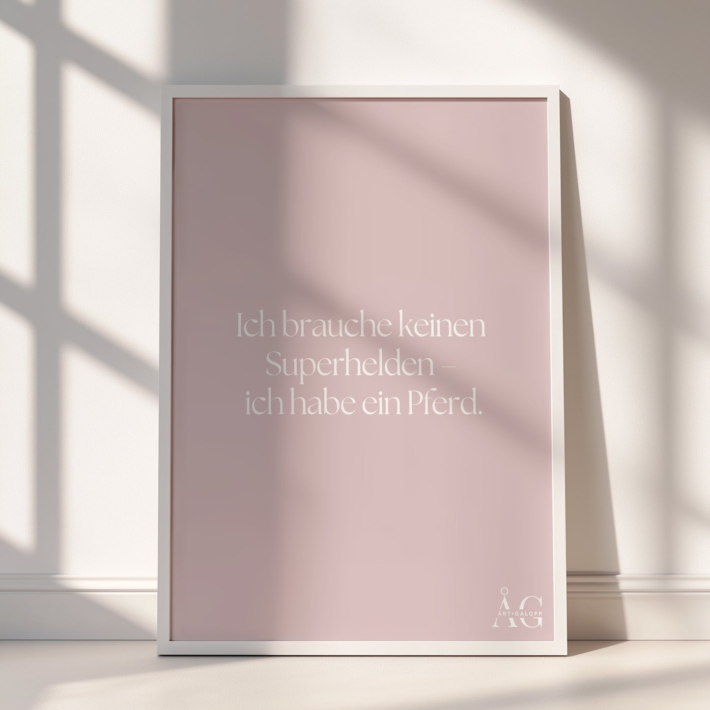 Ich brauche keinen Superhelden – ich habe ein Pferd